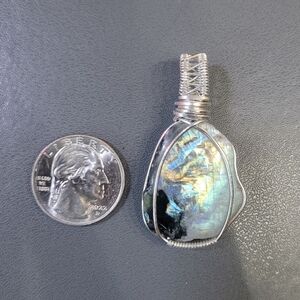 Rainbow Moonstone Pendant